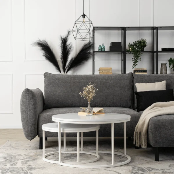 Set de masă alb JACK MAX