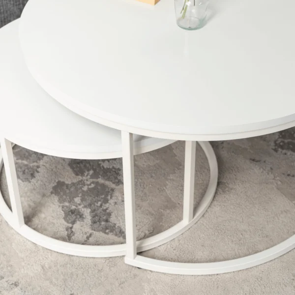 Set de masă alb JACK MAX