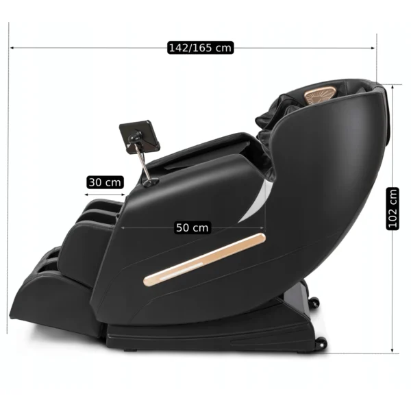 product-2978-16 Scaun de masaj VX MAX negru Eco-piele — Fotolii de masaj