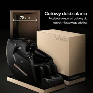 product-2978-9 Scaun de masaj VX MAX negru Eco-piele — Fotolii de masaj