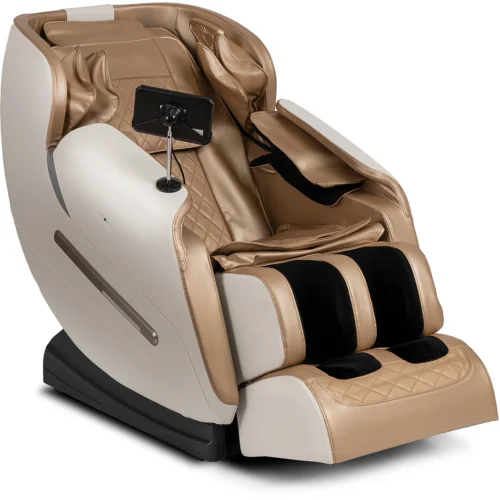 Scaun de masaj VX MAX din piele ecologică bej