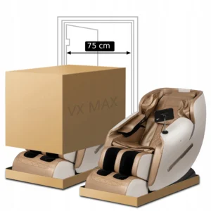 Scaun de masaj VX MAX din piele ecologică bej