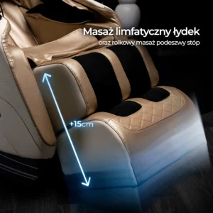 Scaun de masaj VX MAX din piele ecologică bej