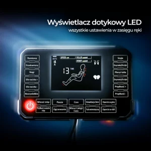 Scaun de masaj VX MAX din piele ecologică bej