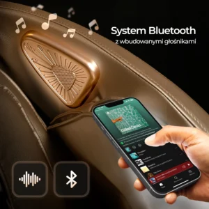 Scaun de masaj VX MAX din piele ecologică bej