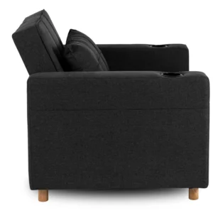 product-2984-1 Fotoliu extensibil SOLOR negru — Fotolii de relaxare