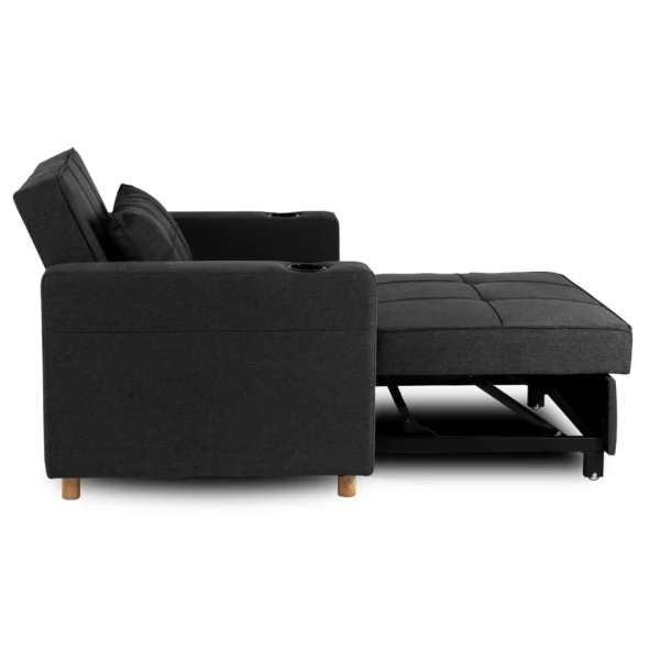 product-2984-2 Fotoliu extensibil SOLOR negru — Fotolii de relaxare