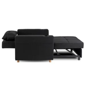product-2984-3 Fotoliu extensibil SOLOR negru — Fotolii de relaxare