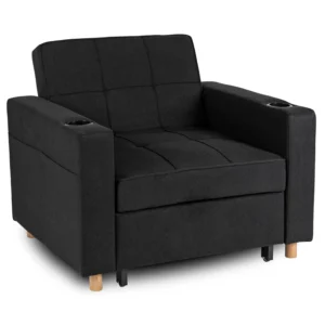 product-2984-4 Fotoliu extensibil SOLOR negru — Fotolii de relaxare