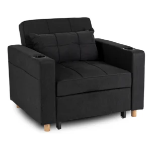 product-2984-5 Fotoliu extensibil SOLOR negru — Fotolii de relaxare