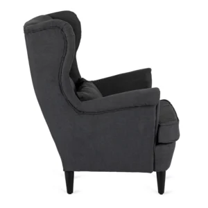 Scaun reclinabil EVAN 2 cu suport pentru picioare, gri închis