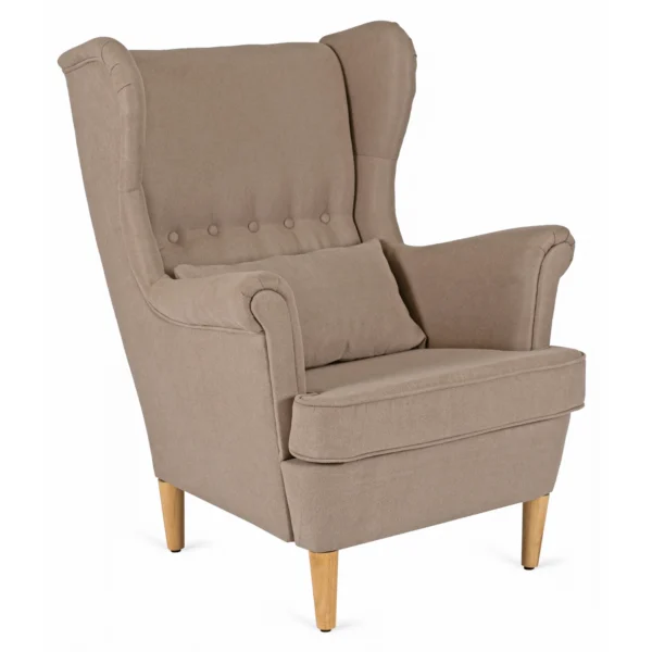 EVAN 2 Fotoliu reclinabil cu suport pentru picioare, bej