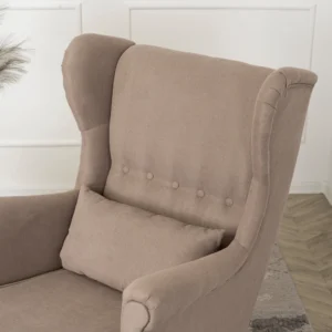 EVAN 2 Fotoliu reclinabil cu suport pentru picioare, bej