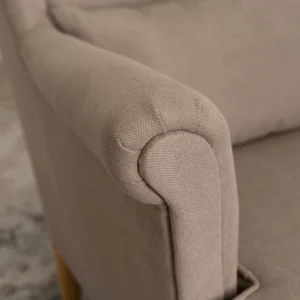 EVAN 2 Fotoliu reclinabil cu suport pentru picioare, bej