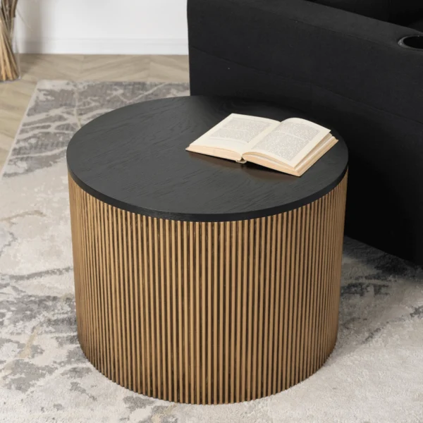 Masă MIRACLE Negru/Auriu