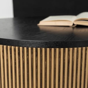 Masă MIRACLE Negru/Auriu