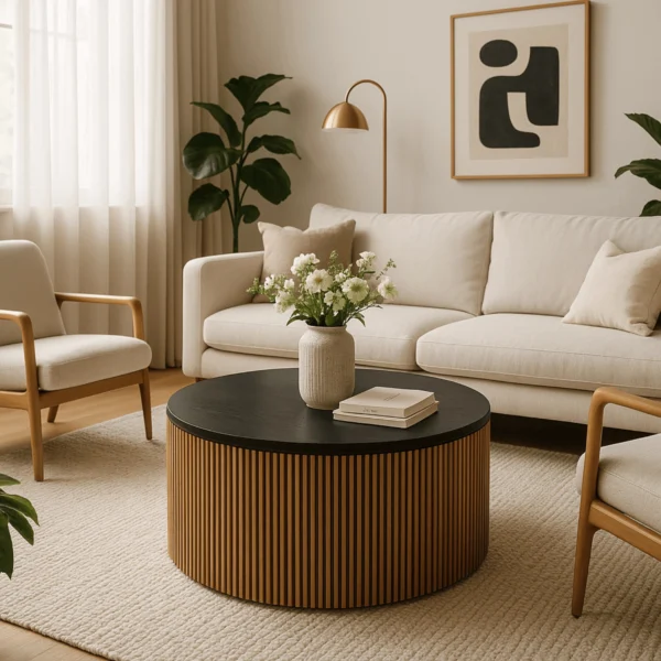 MIRACLE MAX Masă Negru/Auriu