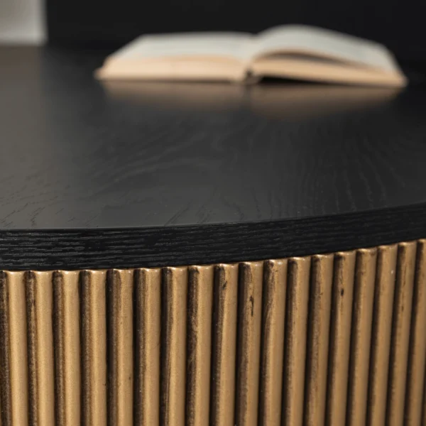 MIRACLE MAX Masă Negru/Auriu