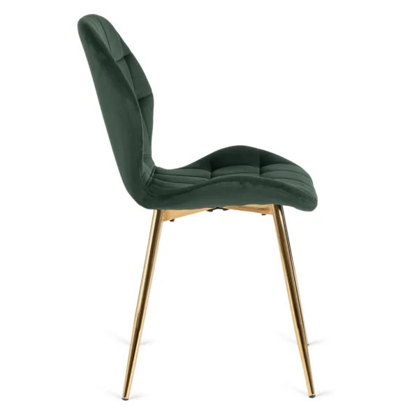 product-2999-6 Scaun LUCKY din catifea verde — MOBILA