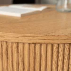 Măsuță laterală CLOVER din stejar