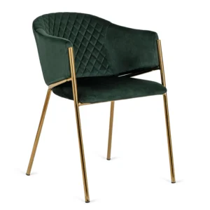 Scaun INNES din velur verde