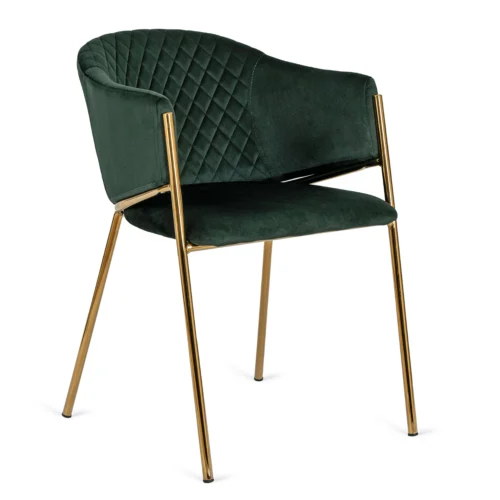 Scaun INNES din velur verde