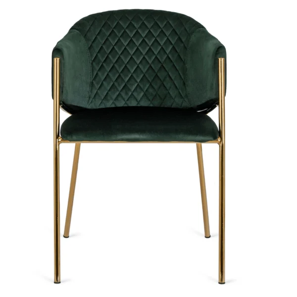 Scaun INNES din velur verde