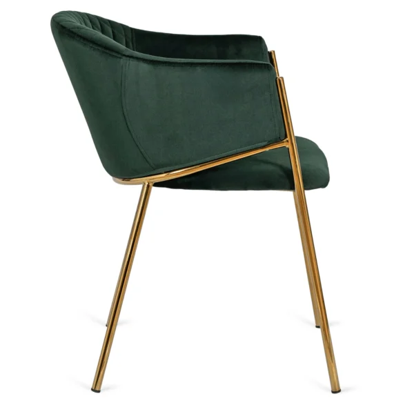 Scaun INNES din velur verde