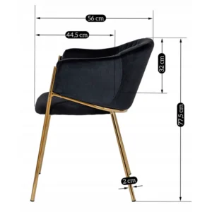 product-3011-5 Scaun INNES Velur negru