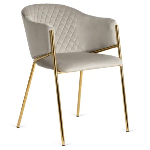 Scaun INNES din velur gri