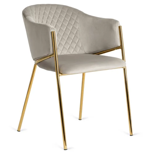 Scaun INNES din velur gri