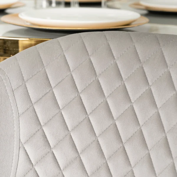 Scaun INNES din velur gri