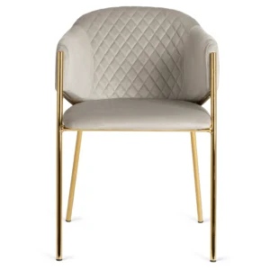 Scaun INNES din velur gri