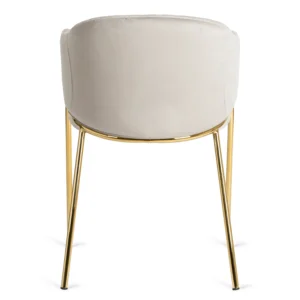 Scaun INNES din velur gri