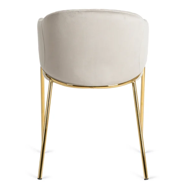 Scaun INNES din velur gri