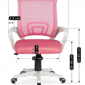 Scaun pivotant NATE roz