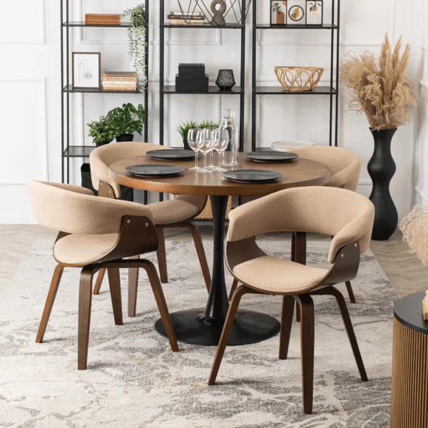 Scaun GARY 2 Bej/Nuc