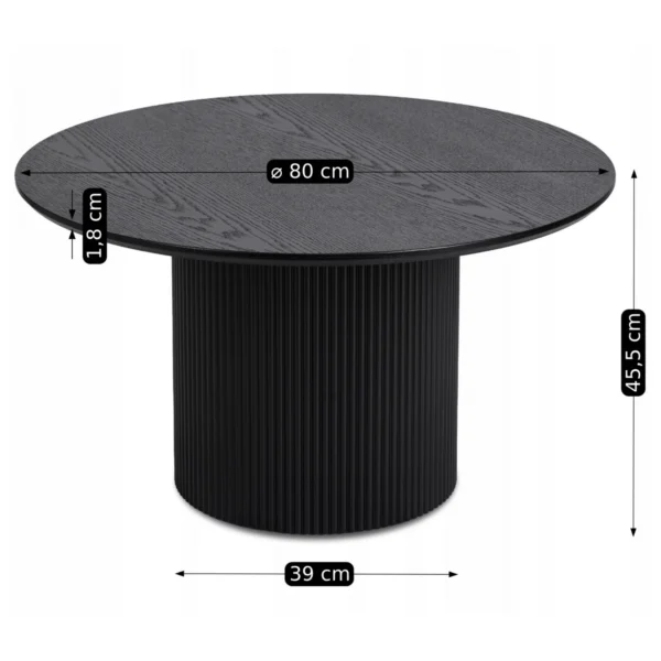 Masă EURIS MAX Negru