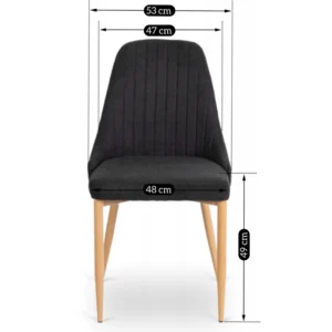 product-3034-8 Scaun TORINO Negru