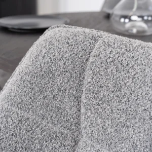 Scaun pivotant PEONY Gri Boucle