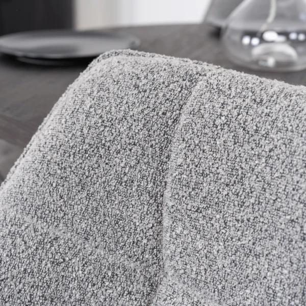 Scaun pivotant PEONY Gri Boucle