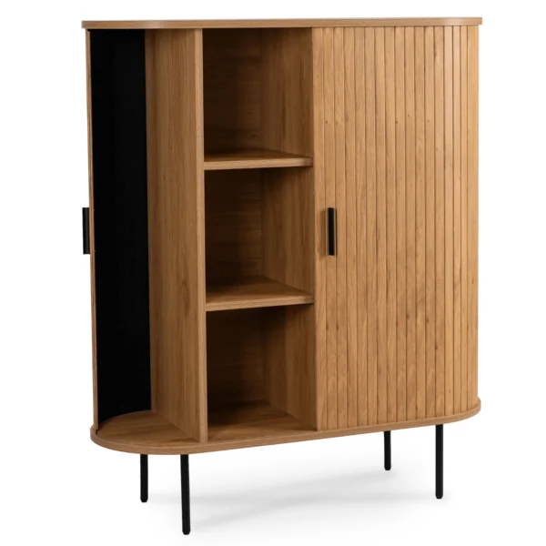 product-3045-2 TRISH 100 cm Comodă cu două uși glisante Stejar