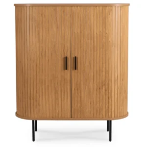 product-3045-3 TRISH 100 cm Comodă cu două uși glisante Stejar