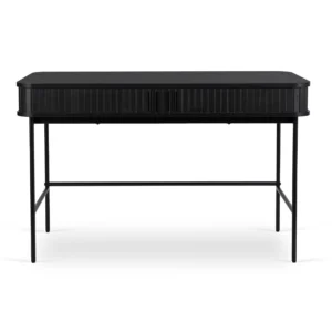 product-3047-1 Birou TRISH 120 cm canelat negru — Birouri