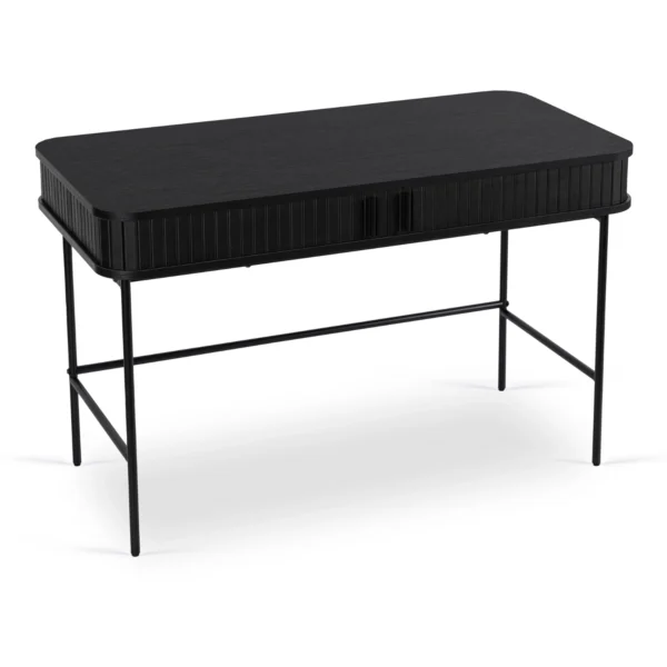 product-3047-3 Birou TRISH 120 cm canelat negru — Birouri