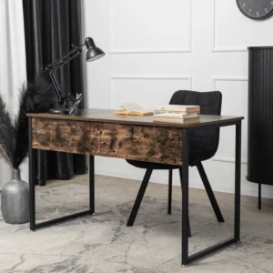 product-3051-0-1 Birou ROSS 120 cm Stejar rustic/negru — Birouri