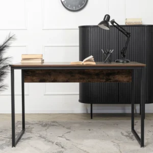 product-3051-4 Birou ROSS 120 cm Stejar rustic/negru — Birouri