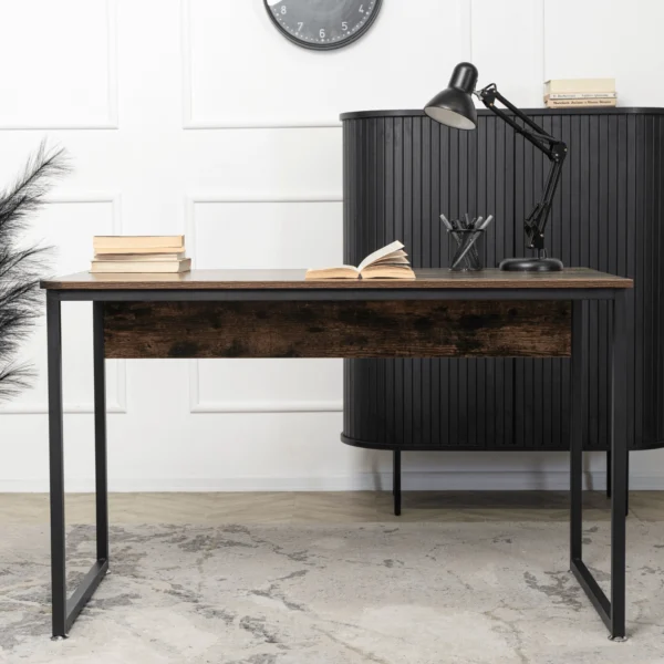 product-3051-4 Birou ROSS 120 cm Stejar rustic/negru — Birouri