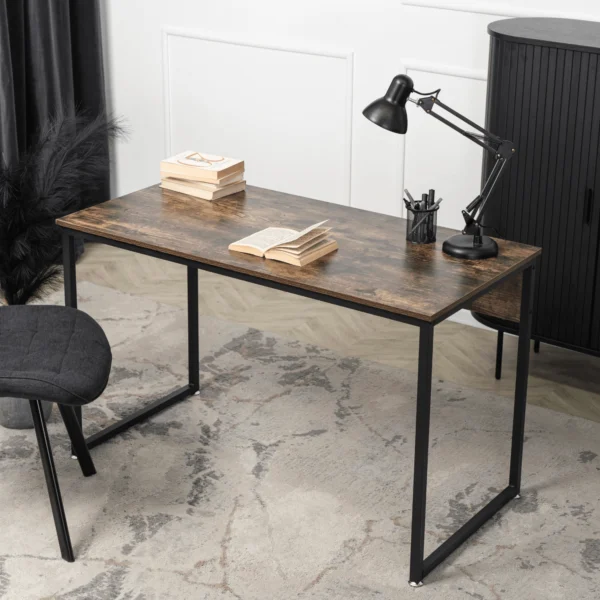 product-3051-5 Birou ROSS 120 cm Stejar rustic/negru — Birouri