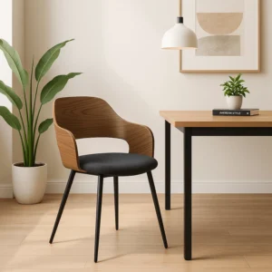 Scaun ORBI Nuc/Negru